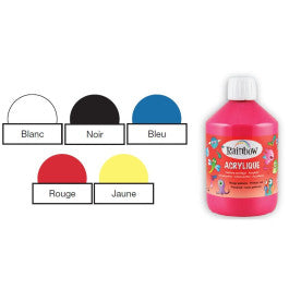 Tinta Acrílica - Os 5 Tons Em 500 Ml - NOVEDUC Equipamento Laboratório e Formação Profissional