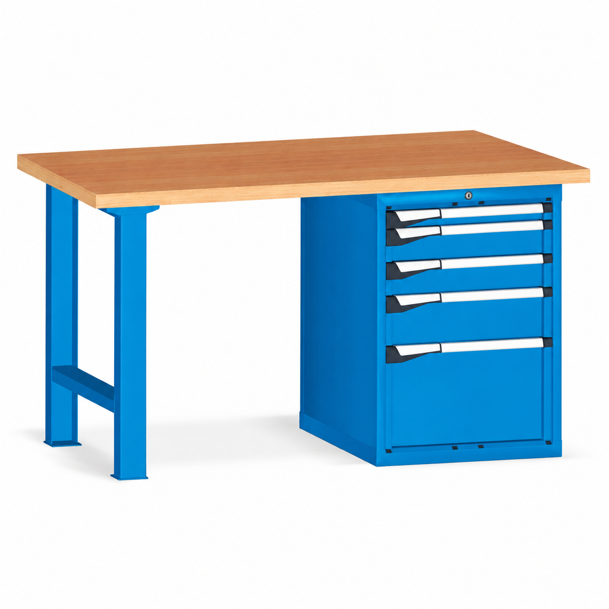 Bancada técnica modular de 1500 mm — vista do equipamento (configuração ilustrativa)