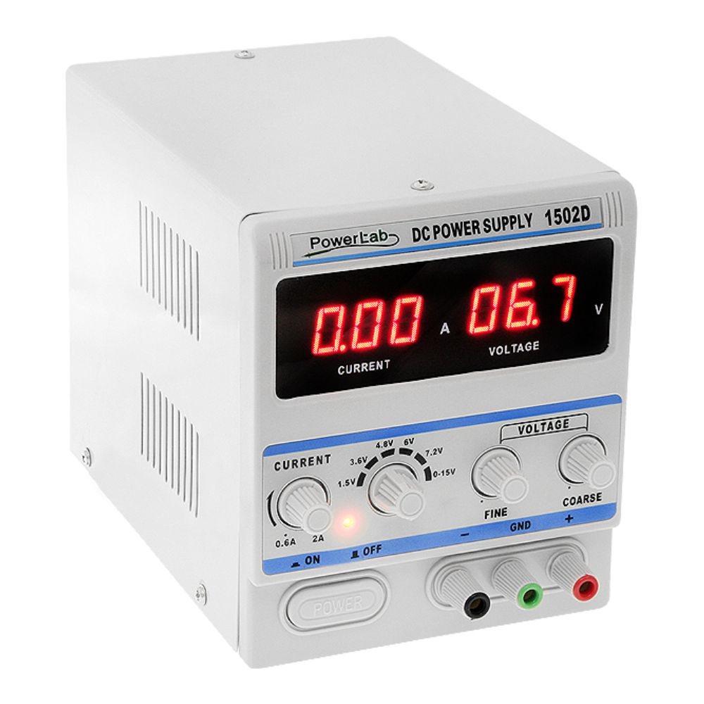 Fonte De Alimentação Digital 015V / 02A - NOVEDUC Equipamento Laboratório e Formação Profissional