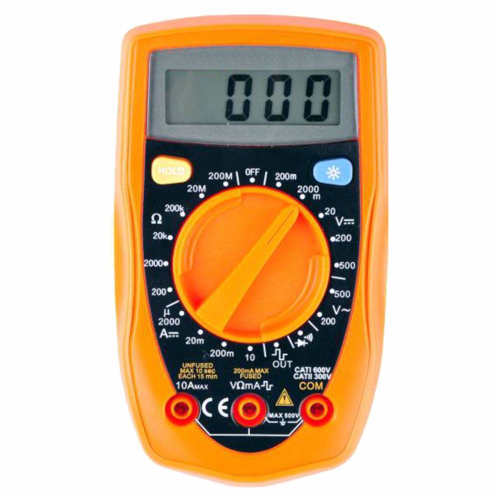 Multímetro Digital 3½ Dígitos Retroiluminado - NOVEDUC Equipamento Laboratório e Formação Profissional