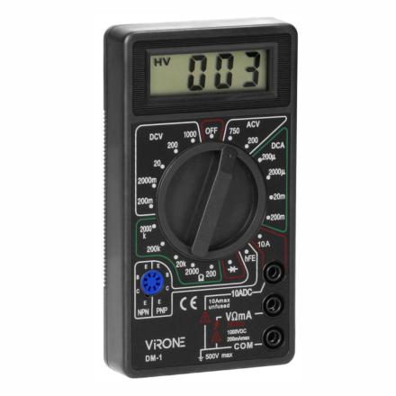 Multímetro Digital 3½ Dígitos Retroiluminado - NOVEDUC Equipamento Laboratório e Formação Profissional