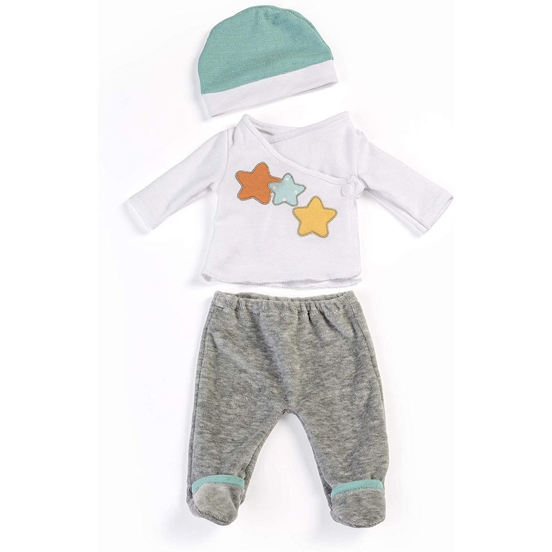 Pijama Cinzento para Bonecos Bebé 40cm