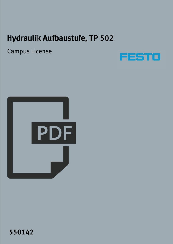 Licença de Campus, Hidráulica Nivel Avançado TP 502 - NOVEDUC Equipamento Laboratório e Formação Profissional550142