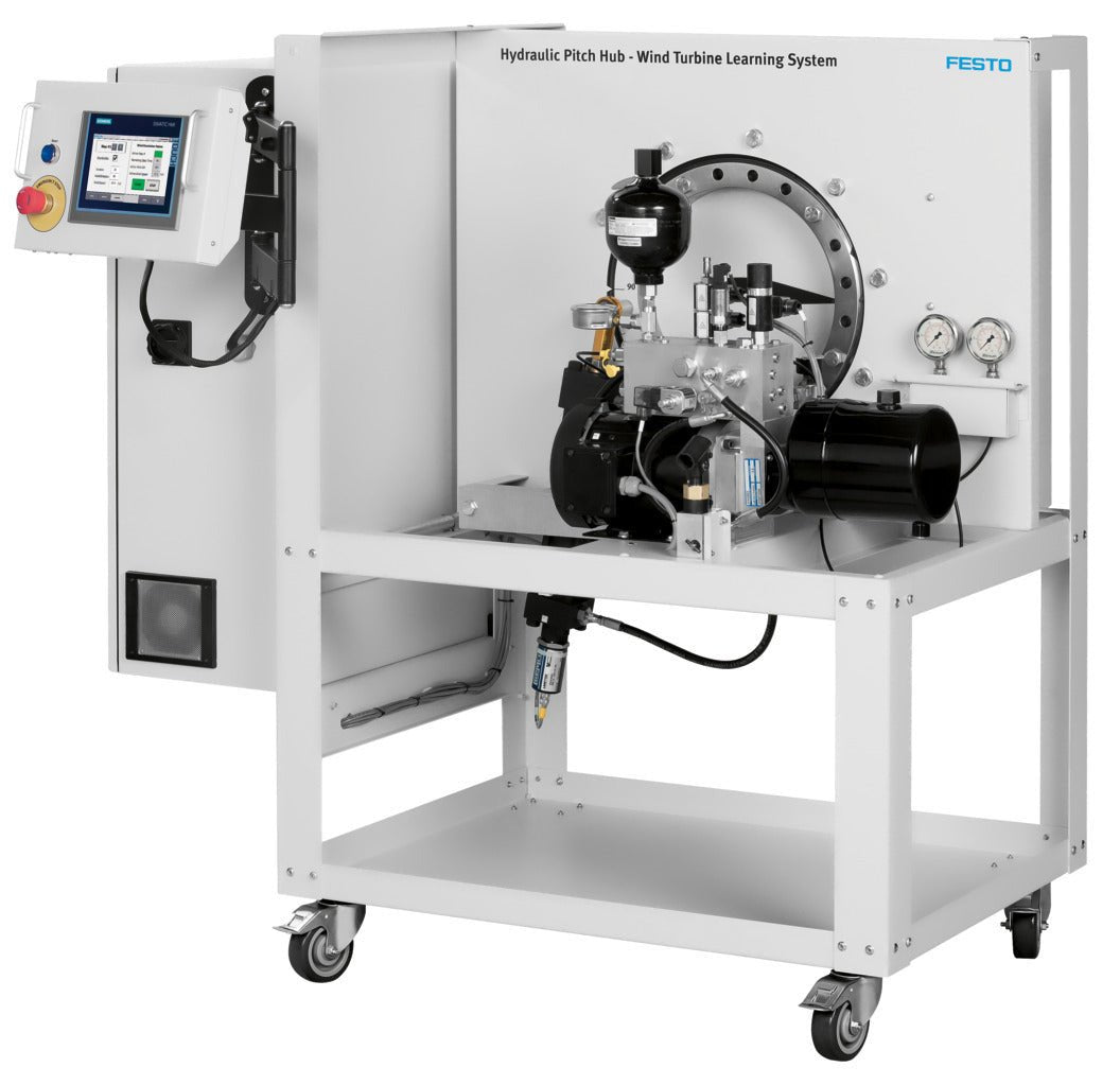 Cubo de passo hidráulico – Sistema de aprendizagem de turbinas eólicas LabVolt Series 46124 - NOVEDUC Equipamento Laboratório e Formação Profissional12146124