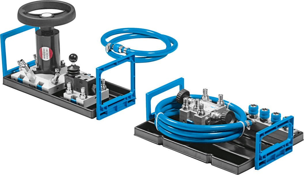 Hidráulica móvel, Nível Avançado - Sistema de direção hidrostática - NOVEDUC Equipamento Laboratório e Formação Profissional574162