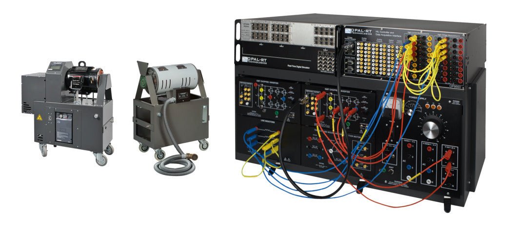 Sistema de simulação DFIG de 2 kW LabVolt Series 8013 - A - NOVEDUC Equipamento Laboratório e Formação Profissional1218013 - A