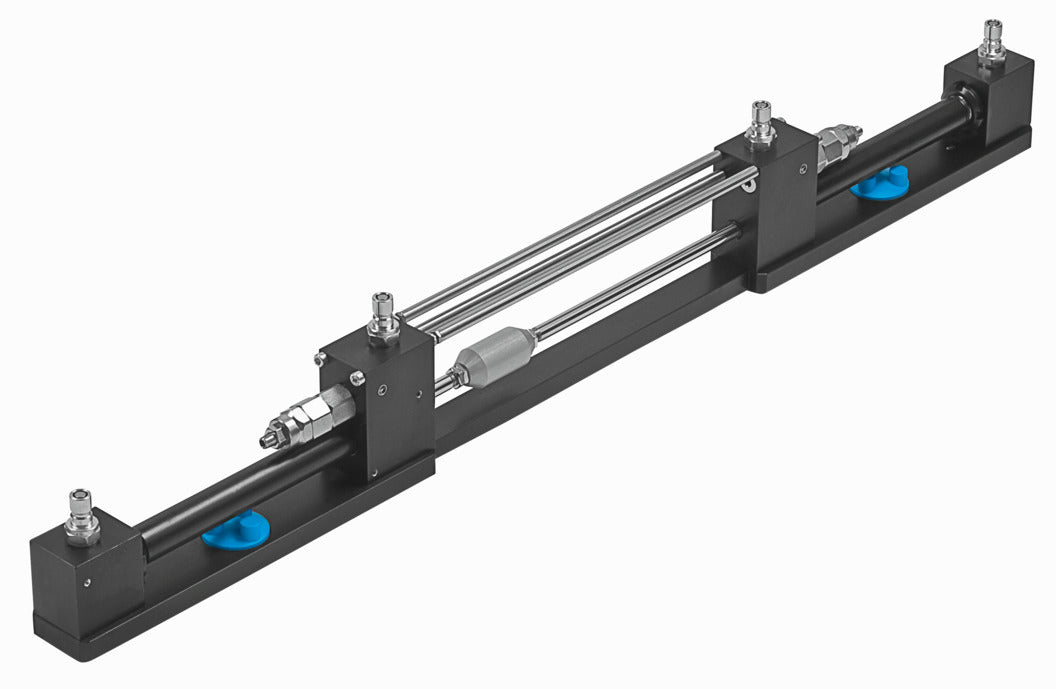 Unidade de carga/simulador de carga de cilindro Com esta combinação, é possível aplicar uma contraforça hidráulica a um cilindro diferencial ou a um - NOVEDUC Equipamento Laboratório e Formação Profissional572145