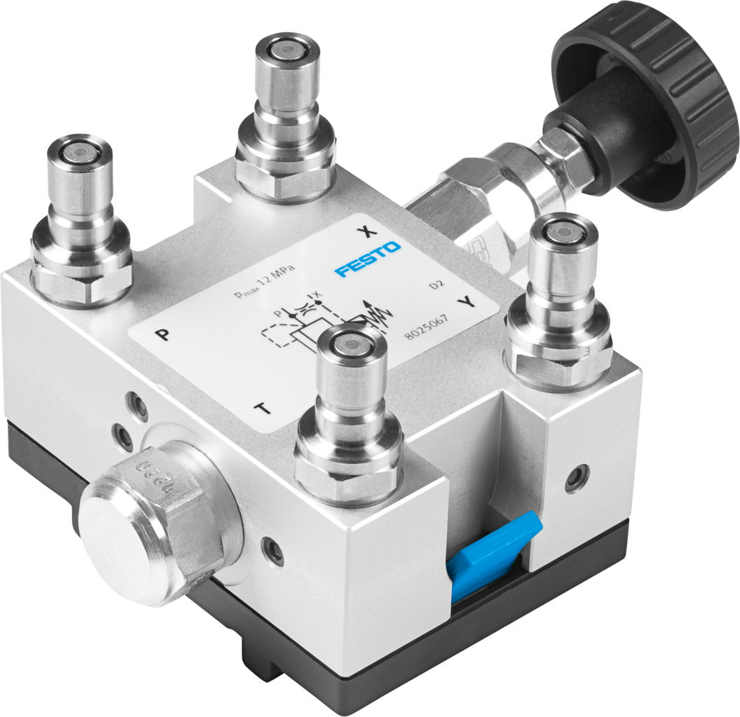 Válvula limitadora de pressão, comandada - NOVEDUC Equipamento Laboratório e Formação Profissional8025067