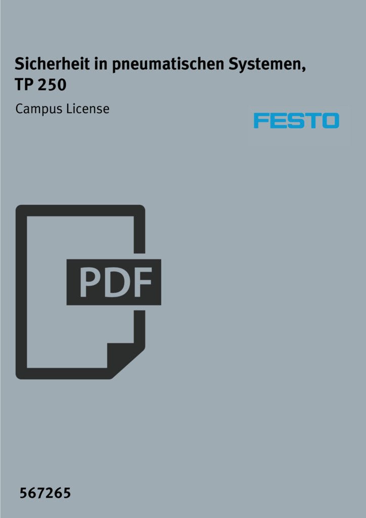 Licença de Campus, Segurança em Sistemas Pneumáticos TP 250 - NOVEDUC Equipamento Laboratório e Formação Profissional567266