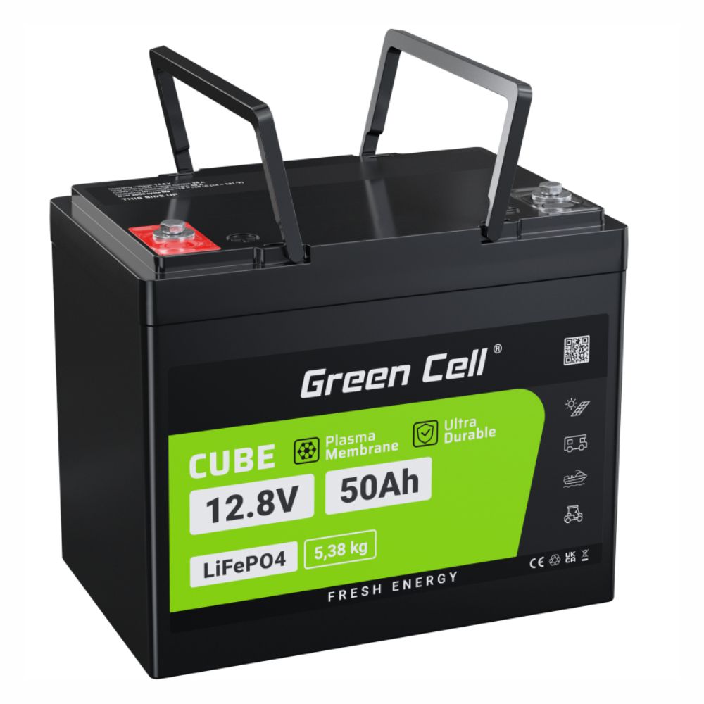 Bateria De Lítio Lifepo4 50000Mah 12.8V Green Cell - NOVEDUC Equipamento Laboratório e Formação Profissional