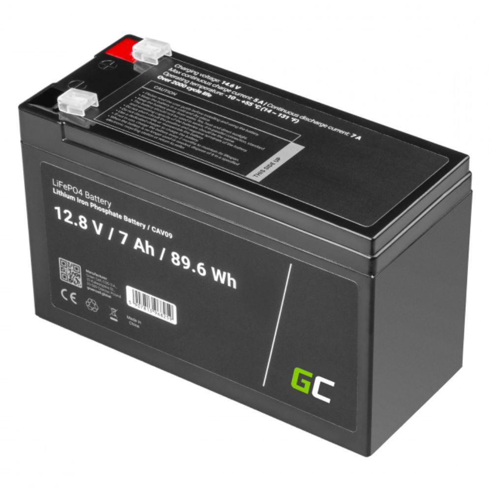 Bateria De Lítio Lifepo4 7000Mah Green Cell - NOVEDUC Equipamento Laboratório e Formação Profissional