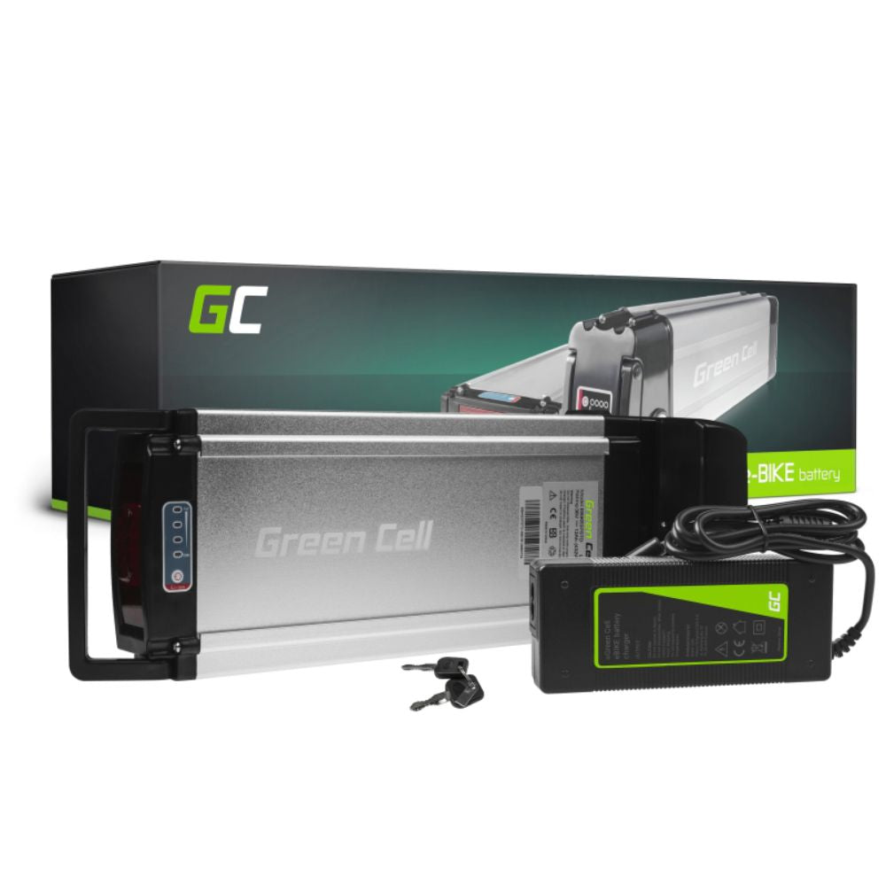 Bateria P/ E-Bike 36V 12Ah C/ Carregador Green Cell - NOVEDUC Equipamento Laboratório e Formação Profissional