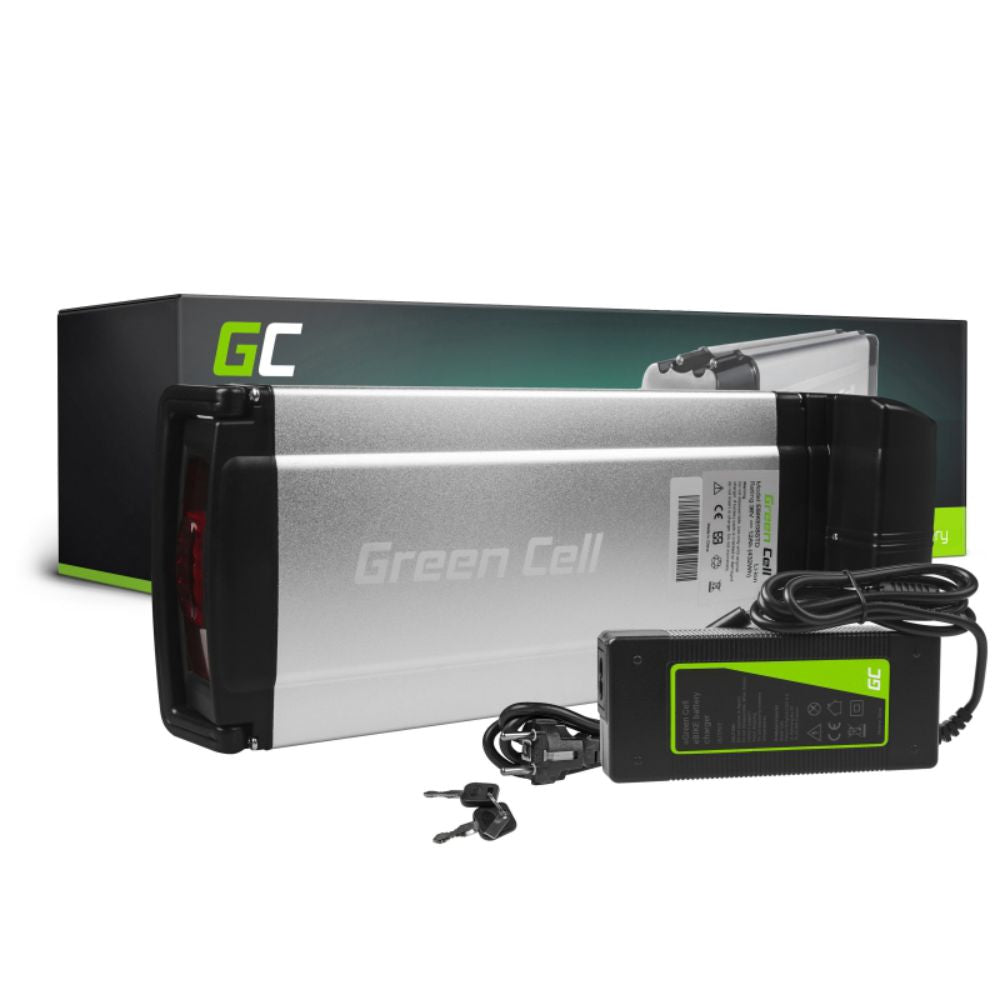 Bateria P/ E-Bike 36V 12Ah C/ Carregador Green Cell - NOVEDUC Equipamento Laboratório e Formação Profissional