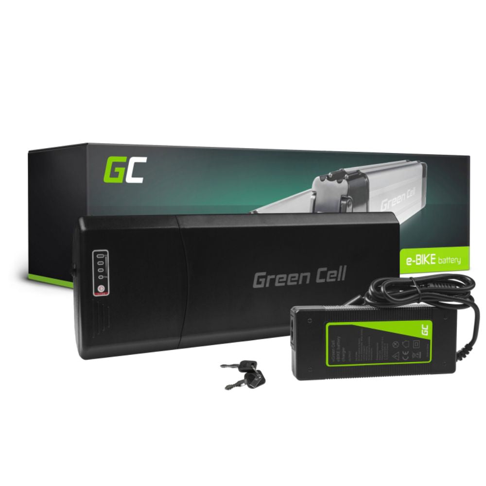 Bateria P/ E-Bike 36V 12Ah C/ Carregador Green Cell - NOVEDUC Equipamento Laboratório e Formação Profissional