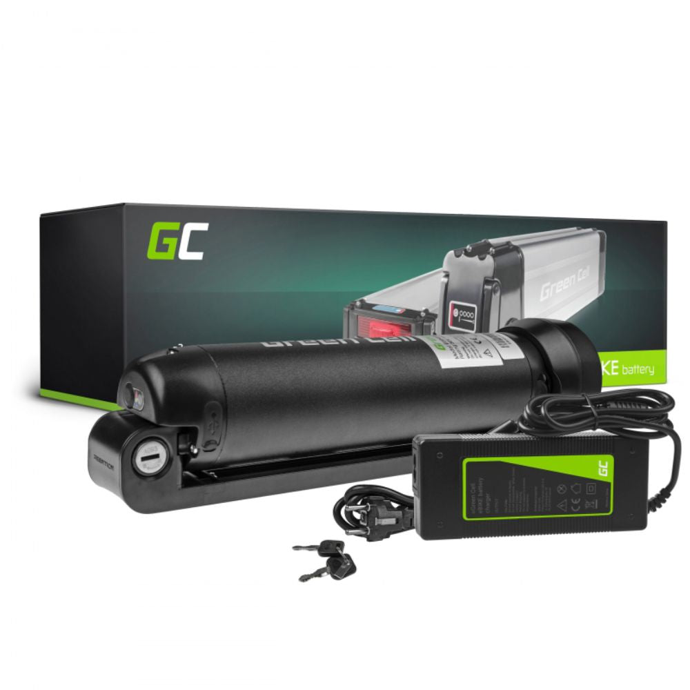Bateria P/ E-Bike 36V 5.2Ah C/ Carregador Green Cell - NOVEDUC Equipamento Laboratório e Formação Profissional