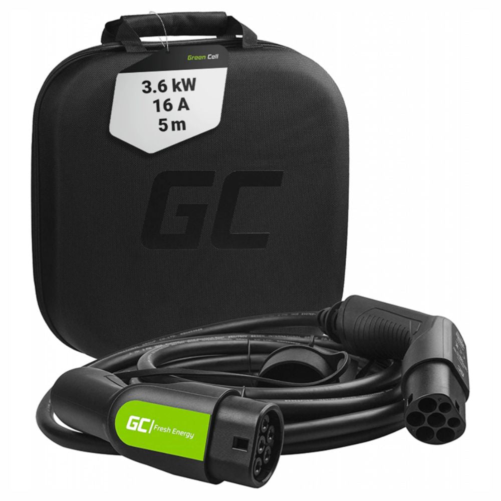 Cabo De Carregamento P/ Automóveis Ev Tipo2/Tipo2 3.6Kw 5M - NOVEDUC Equipamento Laboratório e Formação Profissional
