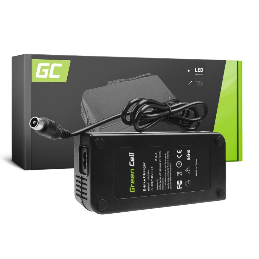 Carregador De Baterias E-Bike Rca 42V 4A Green Cell - NOVEDUC Equipamento Laboratório e Formação Profissional