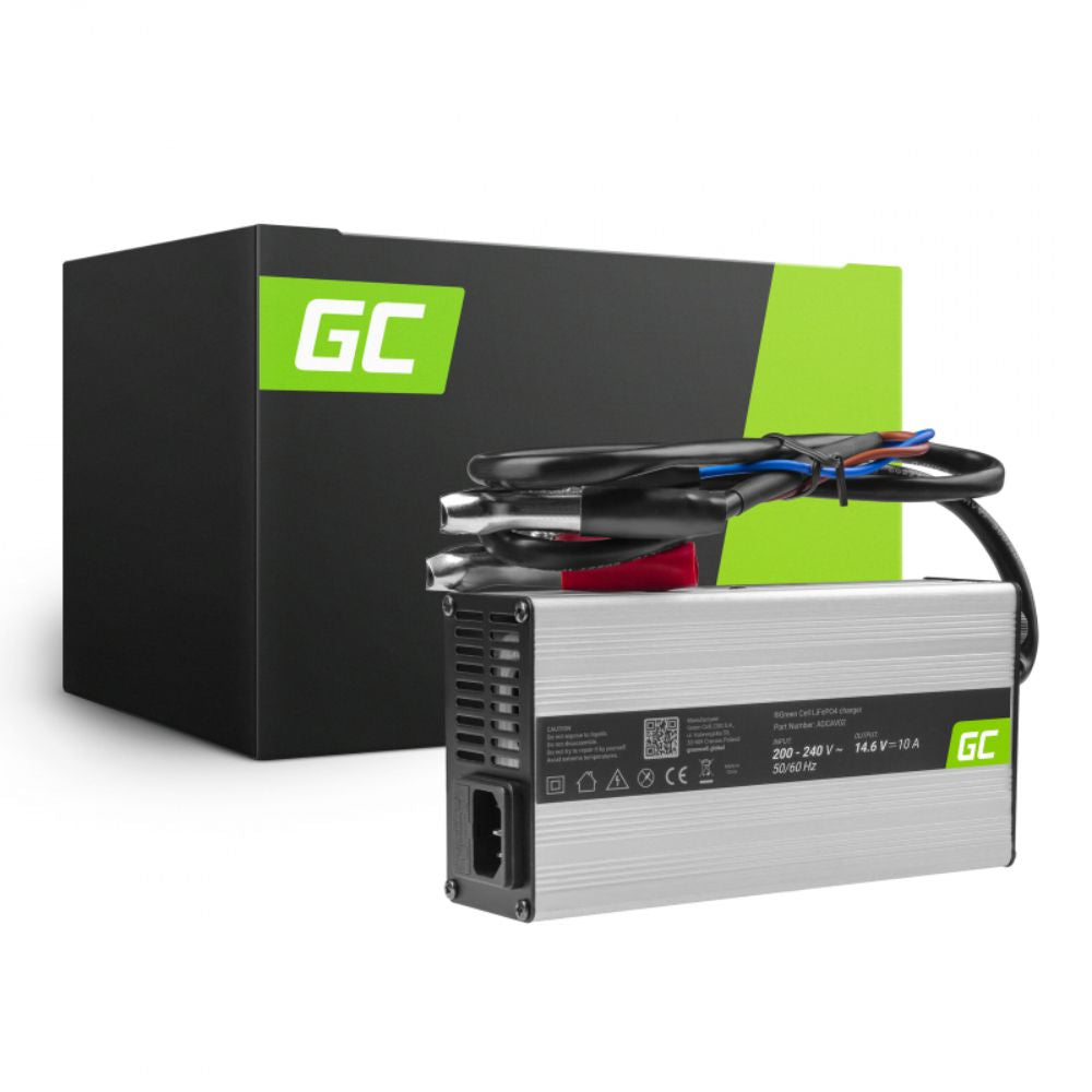 Carregador De Baterias Lifepo4 10A Green Cell - NOVEDUC Equipamento Laboratório e Formação Profissional