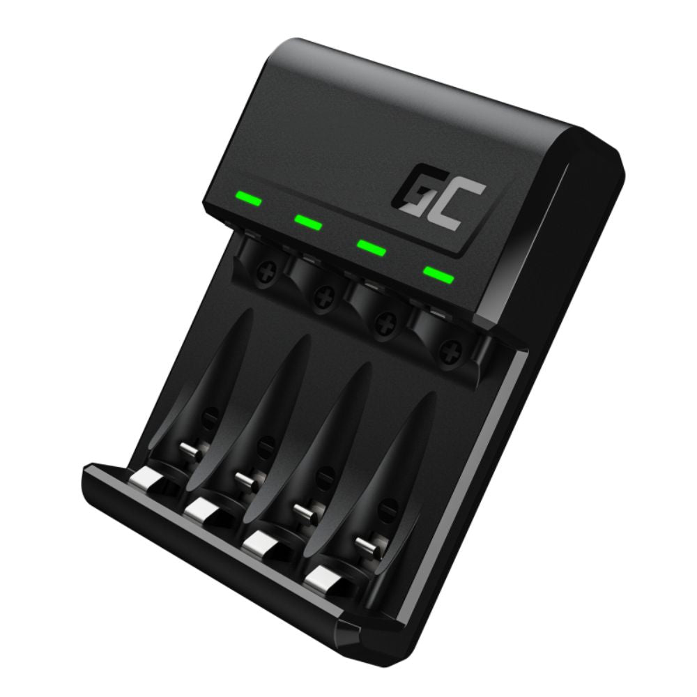 Carregador Pilhas Aa/Aaa Green Cell - NOVEDUC Equipamento Laboratório e Formação Profissional