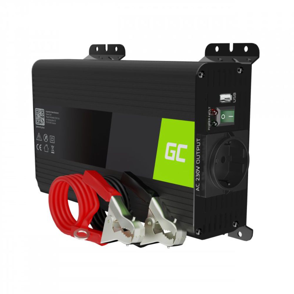 Conversor 12V-230V 300W Onda Pura Green Cell - NOVEDUC Equipamento Laboratório e Formação Profissional
