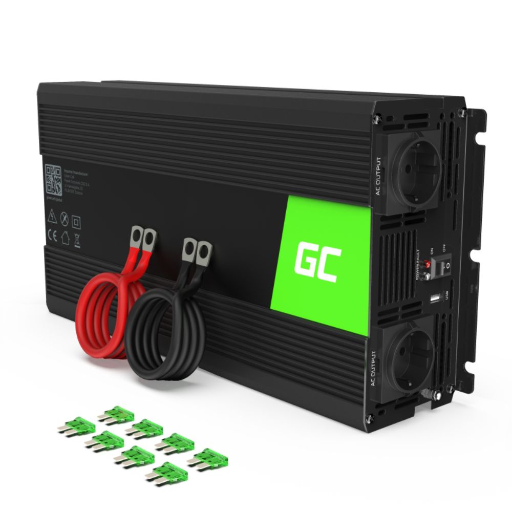 Conversor 24V-230V 1500W Onda Pura Green Cell - NOVEDUC Equipamento Laboratório e Formação Profissional