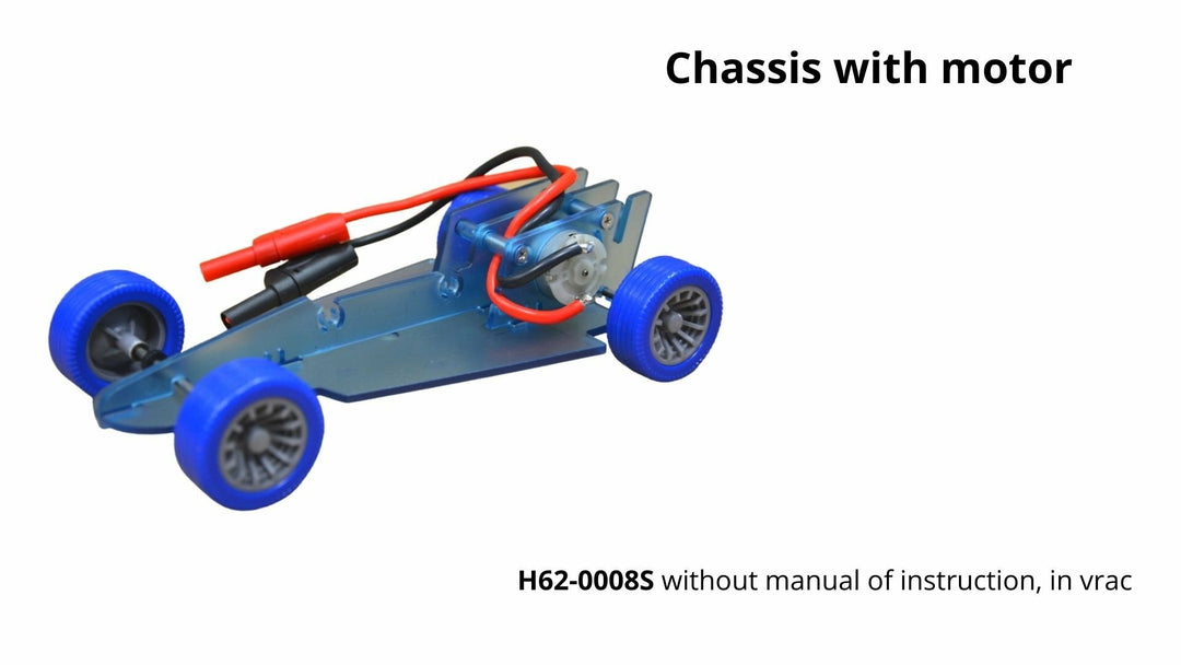Chassis didático com motor Heliocentris para aprendizagem de tecnologia de hidrogénio