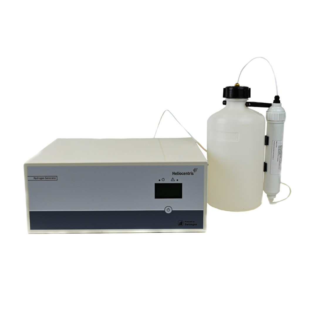 Gerador de hidrogénio Heliocentris para produção e armazenamento de hidrogénio