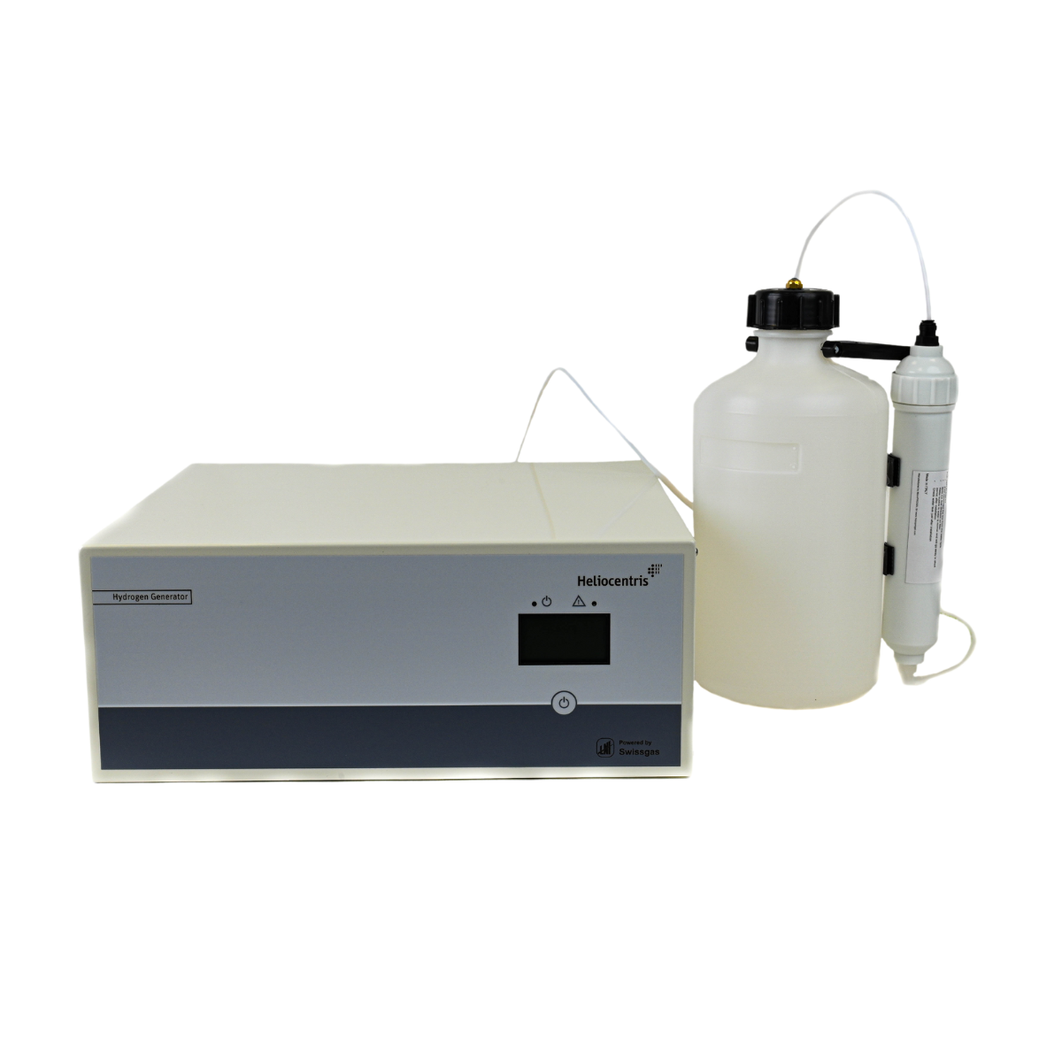 Gerador de hidrogénio Heliocentris para produção e armazenamento de hidrogénio