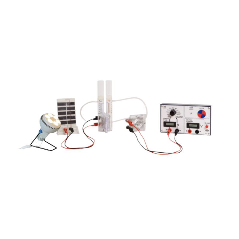 Kit didático de hidrogénio solar Heliocentris com painel solar e componentes de demonstração