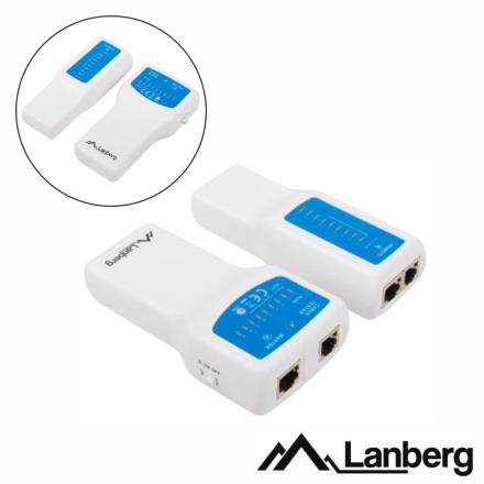 Testador De Cabos Rede Rj45/Rj11 Lanberg - NOVEDUC Equipamento Laboratório e Formação Profissional