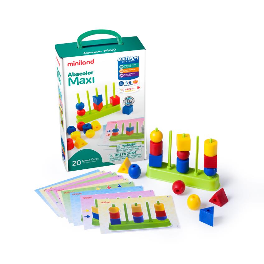 Ábaco Formas Geométricas Coloridas - NOVEDUC Equipamento Laboratório e Formação Profissional