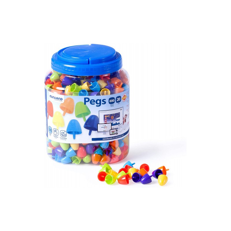Balde de Pinos 20mm, 650 Peças - NOVEDUC Equipamento Laboratório e Formação Profissional
