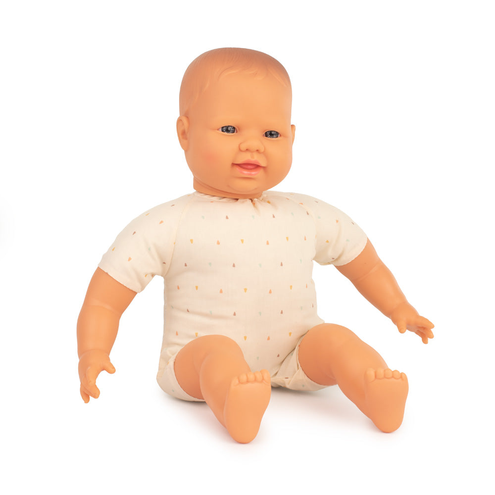 Boneco Bebé Europeu com Corpo Macio 40cm - NOVEDUC Equipamento Laboratório e Formação Profissional
