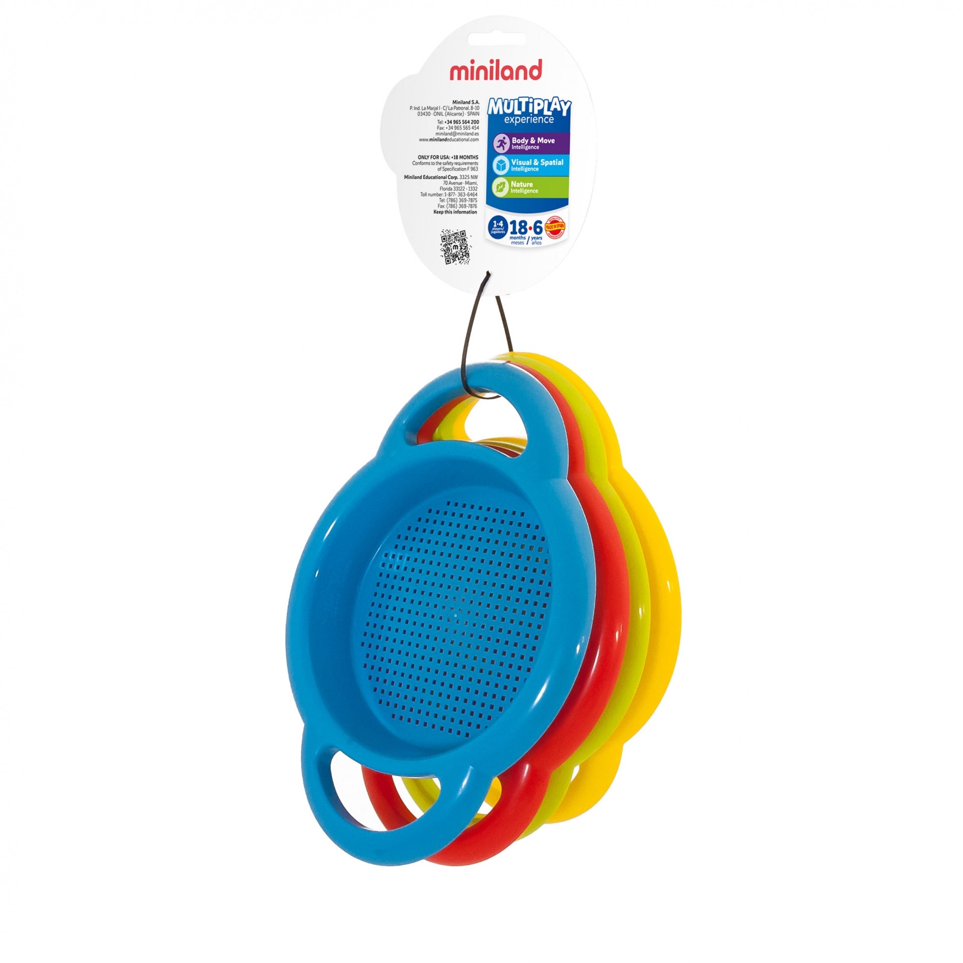 Conjunto 4 Peneiras de Praia - NOVEDUC Equipamento Laboratório e Formação Profissional