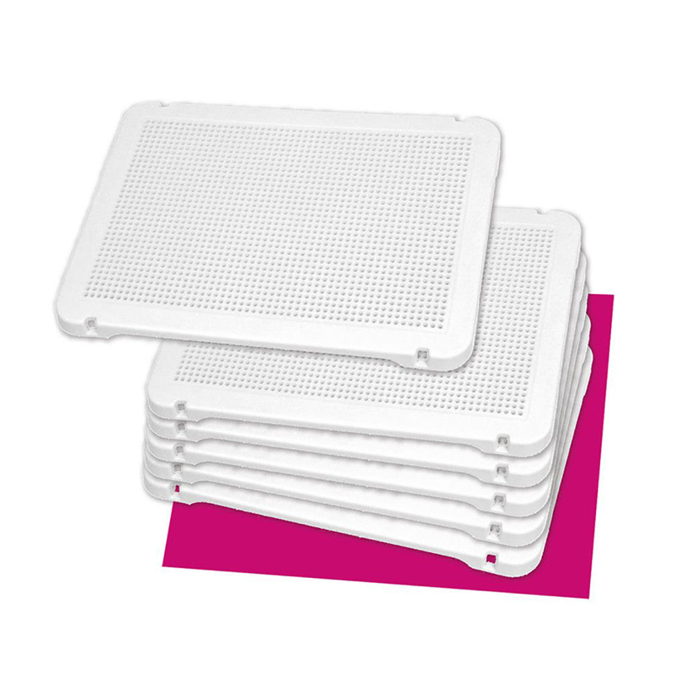 Conjunto 6 Placas Brancas para Pinos - NOVEDUC Equipamento Laboratório e Formação Profissional