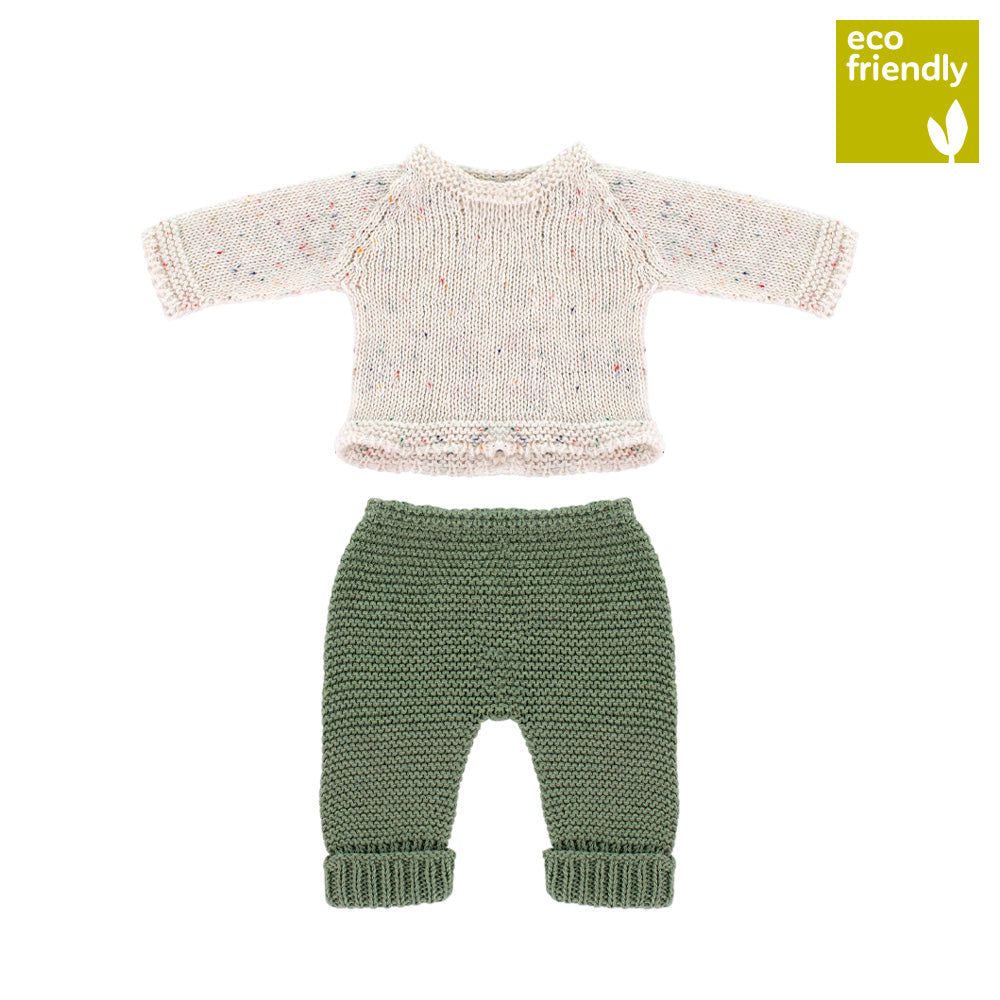 Conjunto de Calça e Camisola para Boneco Bebé 32cm - NOVEDUC Equipamento Laboratório e Formação Profissional
