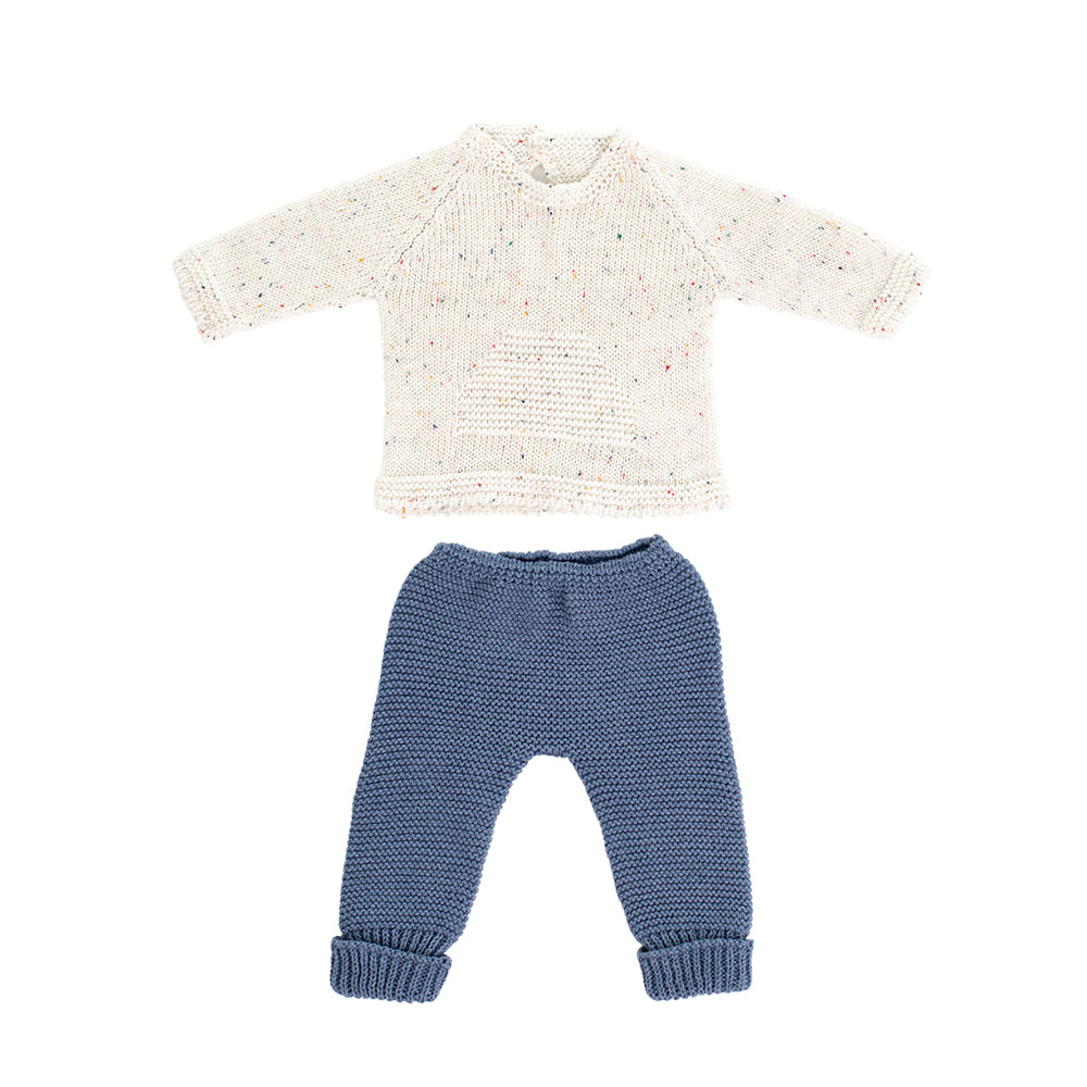 Conjunto de Calça e Camisola para Boneco Bebé 40cm - NOVEDUC Equipamento Laboratório e Formação Profissional
