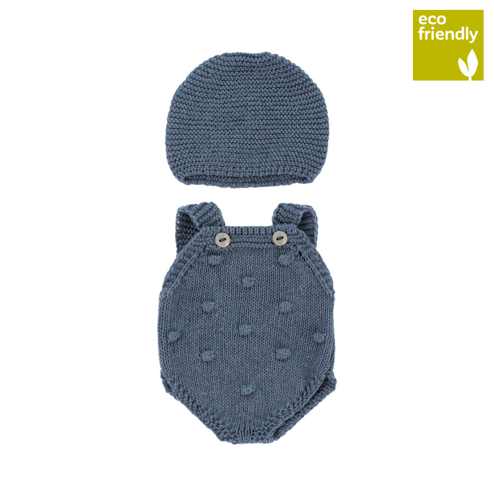 Conjunto de Macacão e Touca para Boneco Bebé 32cm - NOVEDUC Equipamento Laboratório e Formação Profissional