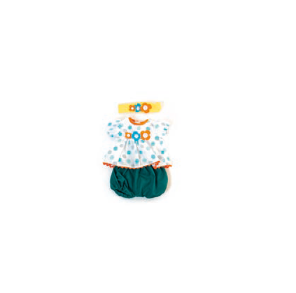 Conjunto de Roupa de Verão para Boneca Bebé 38cm - NOVEDUC Equipamento Laboratório e Formação Profissional