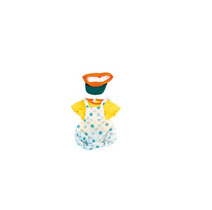 Conjunto de Roupa de Verão para Boneco Bebé 38cm - NOVEDUC Equipamento Laboratório e Formação Profissional