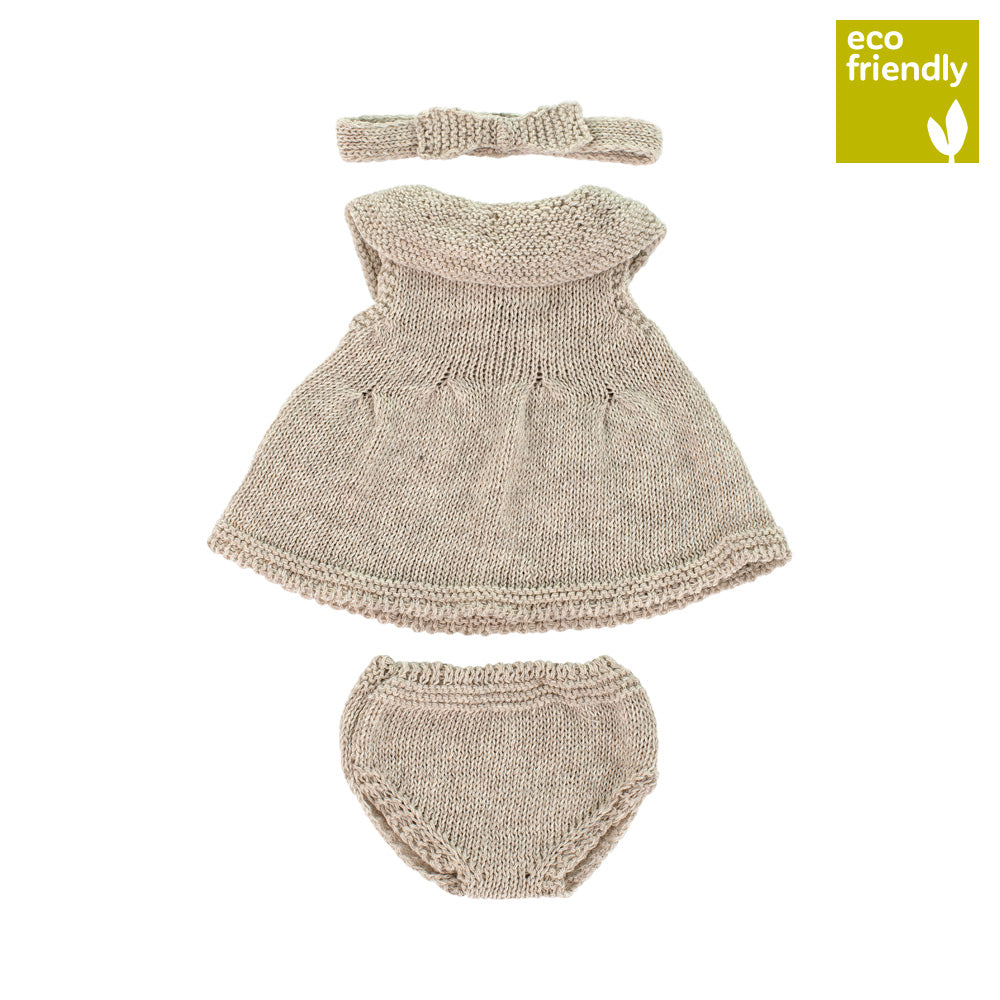 Conjunto de Roupa e Fita Cabelo para Boneca Bebé 32cm - NOVEDUC Equipamento Laboratório e Formação Profissional