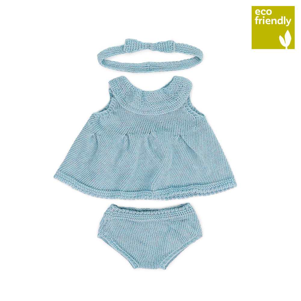 Conjunto de Roupa e Fita Cabelo para Boneco Bebé 38cm - NOVEDUC Equipamento Laboratório e Formação Profissional