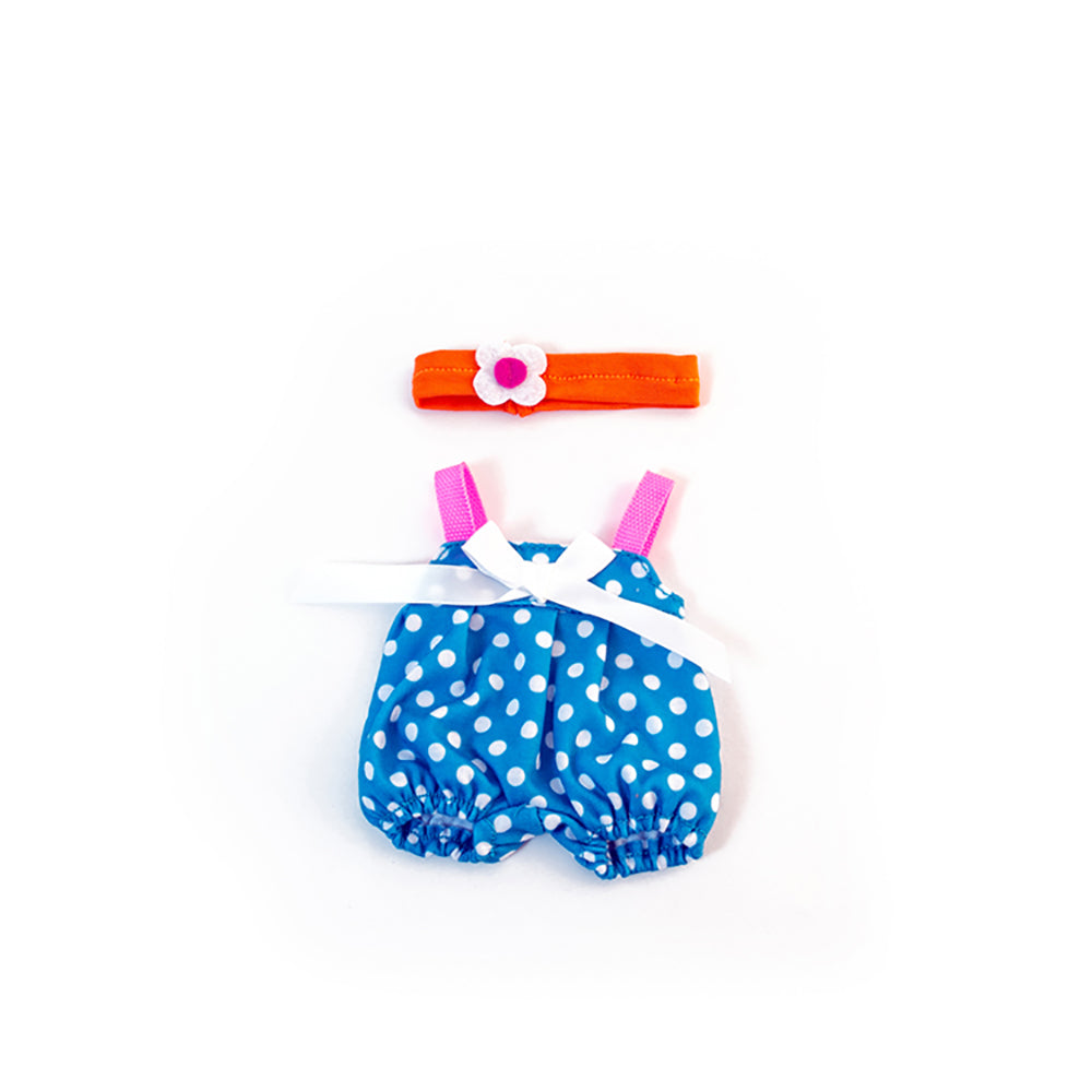 Conjunto de Roupa Verão para Boneco Bebé 21cm - NOVEDUC Equipamento Laboratório e Formação Profissional
