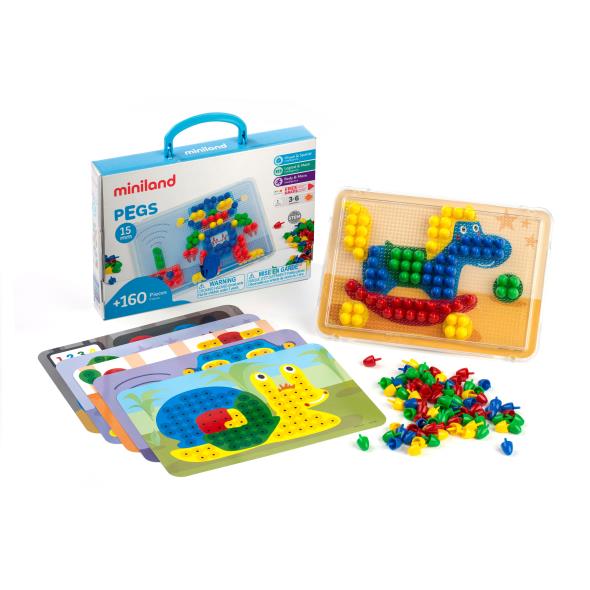 Mala de Pinos 15mm, 160 Peças - NOVEDUC Equipamento Laboratório e Formação Profissional