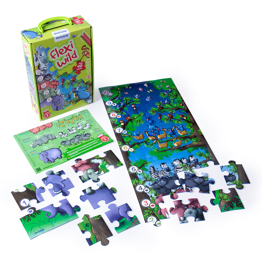 Maxi - Puzzles Animais, 40 peças - NOVEDUC Equipamento Laboratório e Formação Profissional