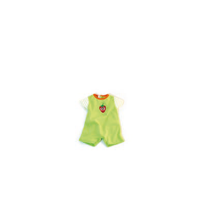 Pijama de Verão Verde para Boneco Bebé 38cm - NOVEDUC Equipamento Laboratório e Formação Profissional