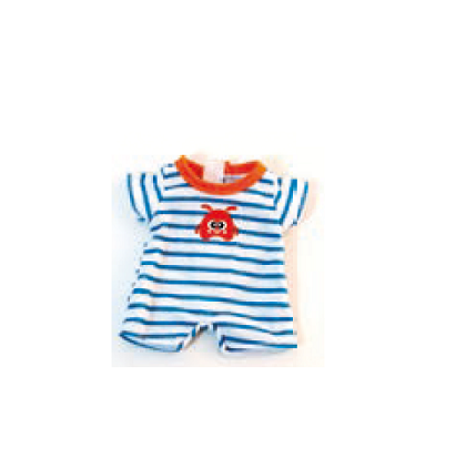 Pijama Verão para Boneco Bebé 21cm - NOVEDUC Equipamento Laboratório e Formação Profissional