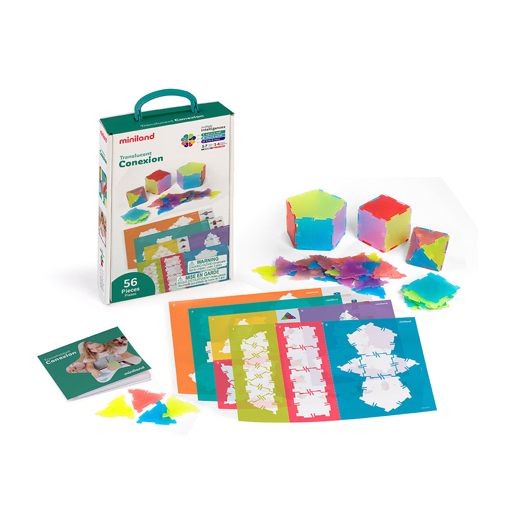 Polydron Peças Translúcidas - NOVEDUC Equipamento Laboratório e Formação Profissional