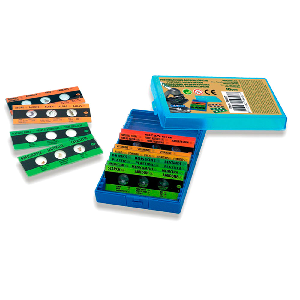 Preparações Microscópicas Didáticas - NOVEDUC Equipamento Laboratório e Formação Profissional