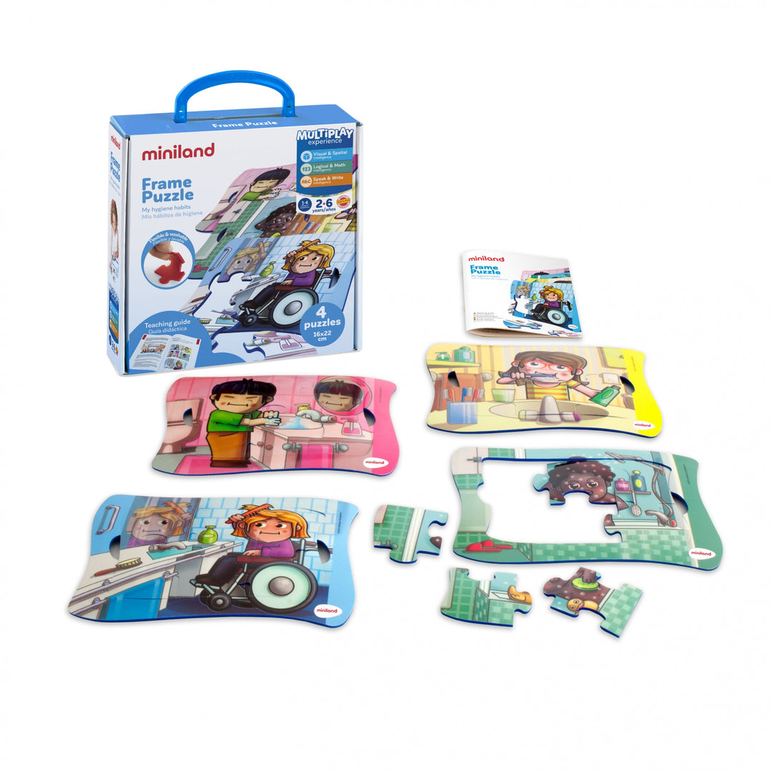 Puzzle Grande: Hábitos de Higiene - NOVEDUC Equipamento Laboratório e Formação Profissional